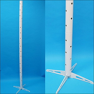 風船用スタンド　持ち運びできる軽量プラスチック製　高さ180cm
