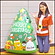 クリスマス装飾　ビニールディスプレイ　クリスマスツリー　H110cm