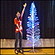 クリスマス装飾　クリスタルファイバーツリー　H210cm