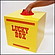 28cm黄色プスチック抽選ボックス(LUCKY BOX)