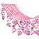桜装飾　乙女桜ぼんぼりハンガー　L180cm